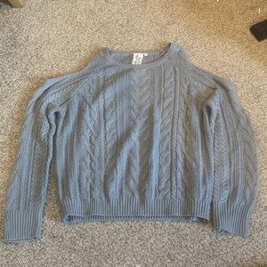 Sadie & Sage Open Shoulder Sweater